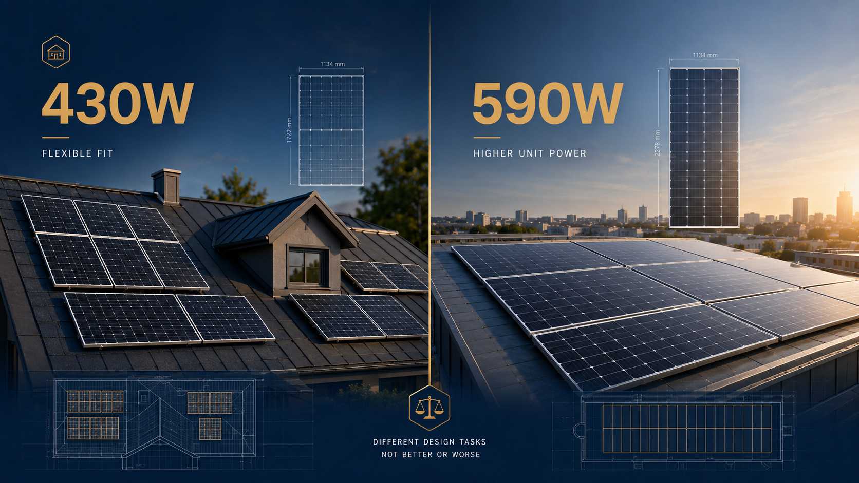 430w-vs-590w-солнечная панель-крыша-макет-сравнение.jpg
